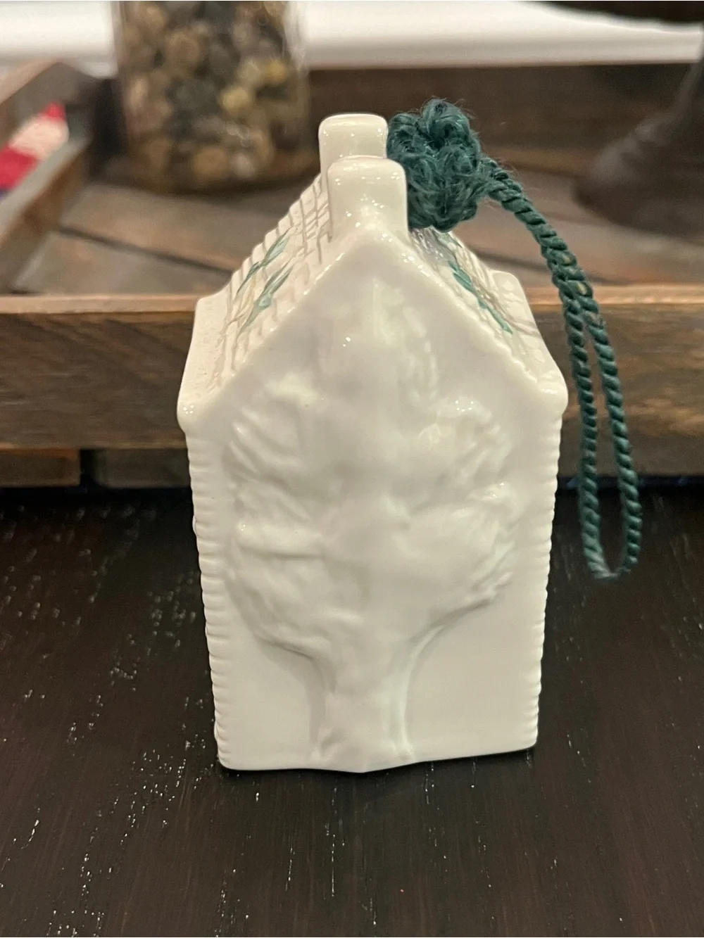 Belleek Georgian House Christmas Bell Ornament